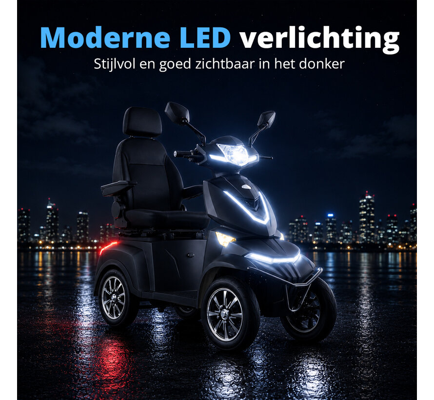 E-MOTO M4 - Snelle Scootmobiel - Lithium