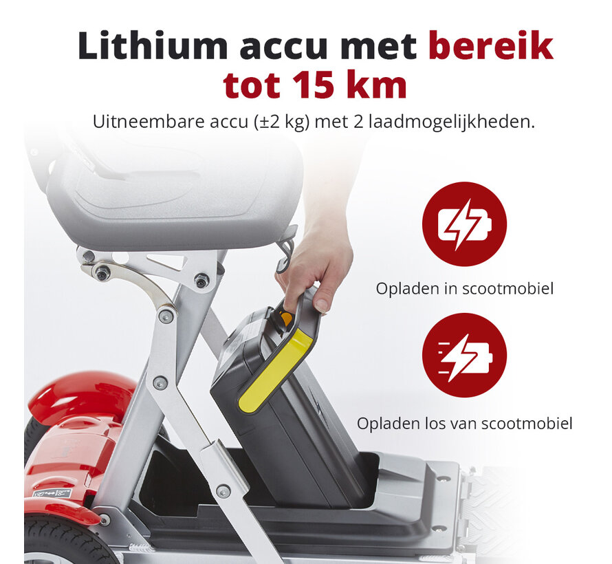 mLite Scootmobiel Inklapbaar | Opvouwbaar