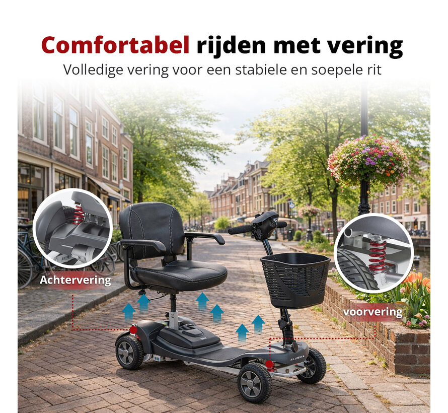 Alumina Demontabele Scootmobiel