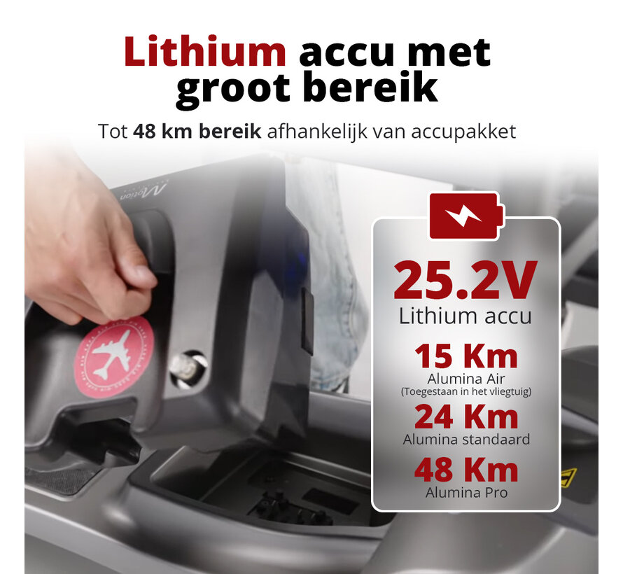 Alumina Demontabele Scootmobiel