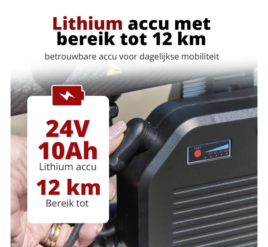 Nitron elektische rolstoel van carbon – de ultieme combinatie van kracht, comfort en draagbaarheid