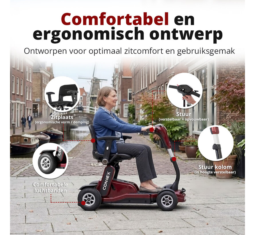 Connex - automatisch opvouwbare scootmobiel