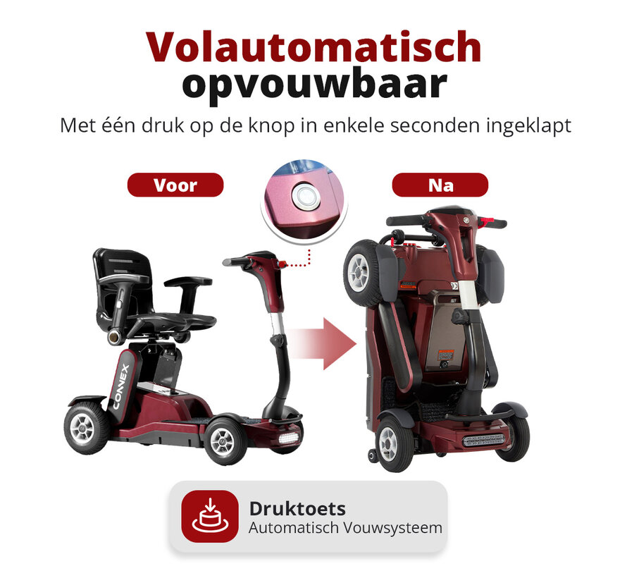 Connex - automatisch opvouwbare scootmobiel