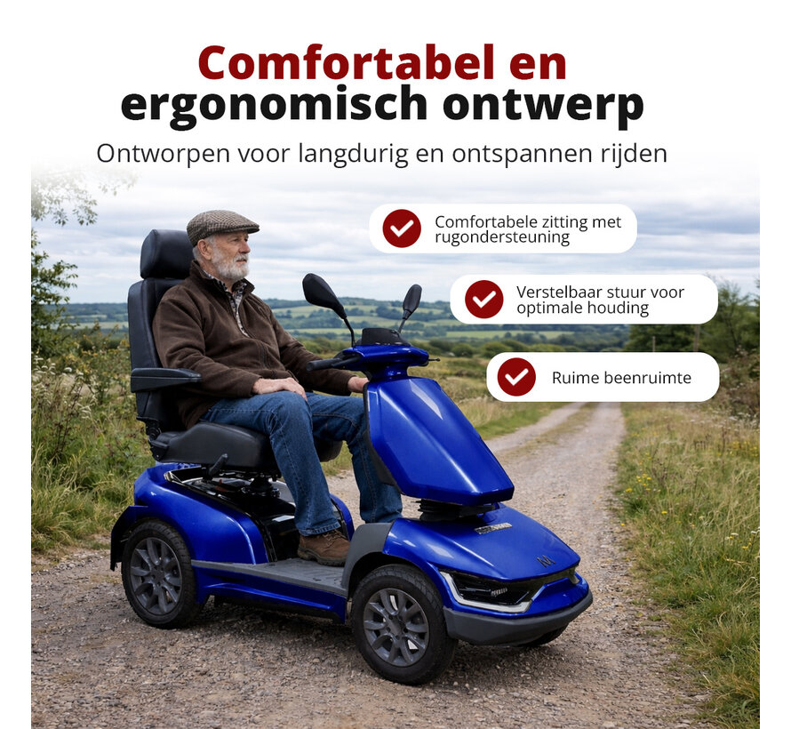 Motion Xcursion - Luxe Comfort Scootmobiel - 18km/u