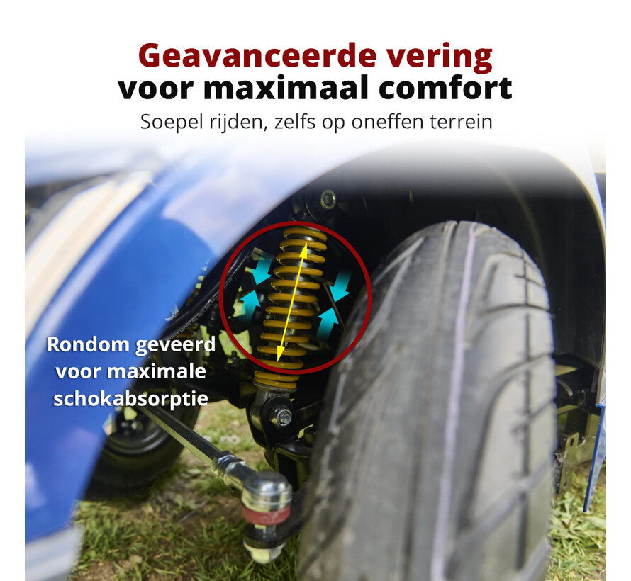Motion Xcursion - Luxe Comfort Scootmobiel - 18km/u
