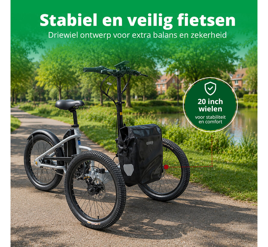 ETNNIC FOLDING TRIKE 2.0 | Opvouwbare Driewielfiets – Lichtgewicht en Compact