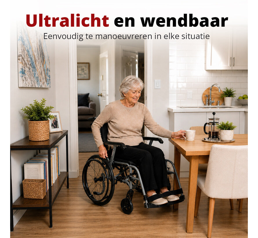 Magnelite Ultra Lichtgewicht Rolstoel