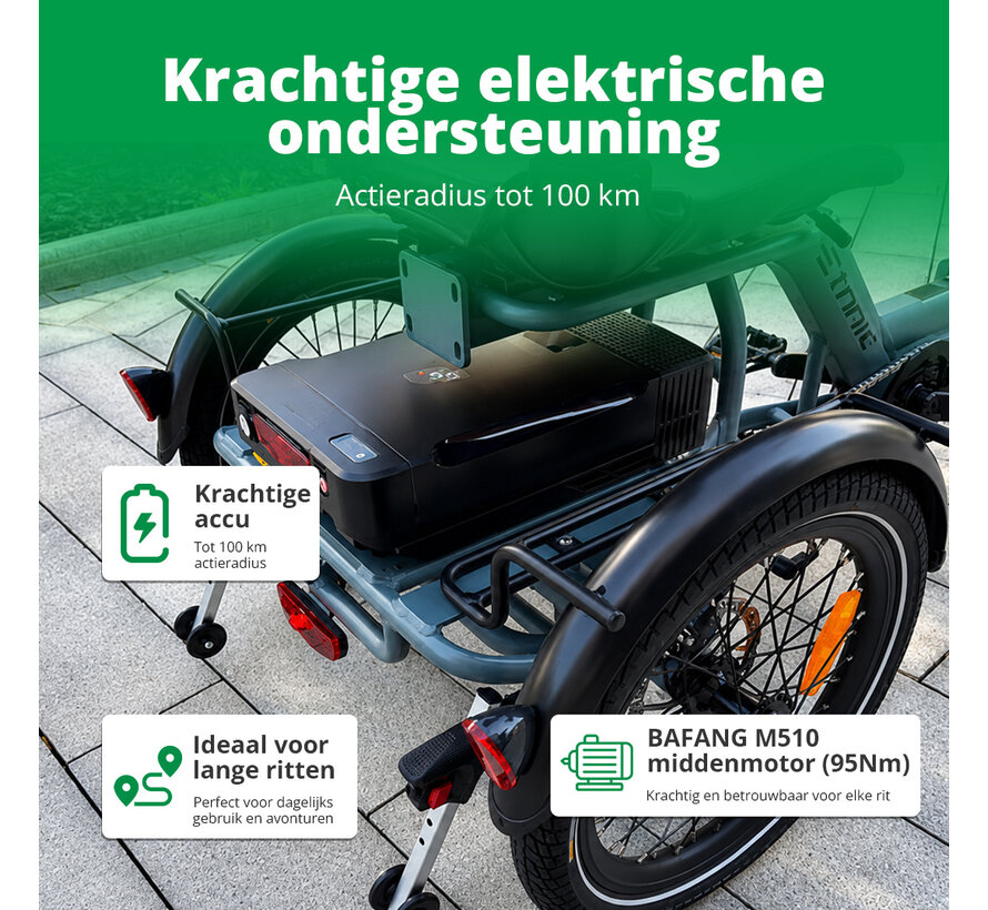 Etnnic Mova - inklapbare driewiel fiets