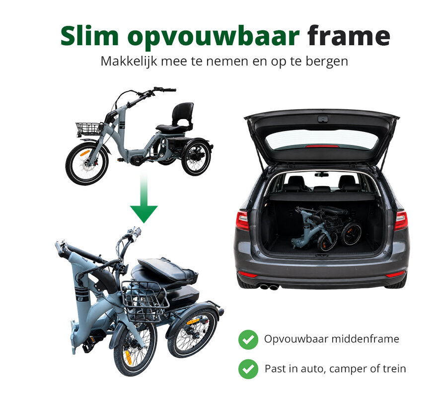 Etnnic Mova - inklapbare driewiel fiets