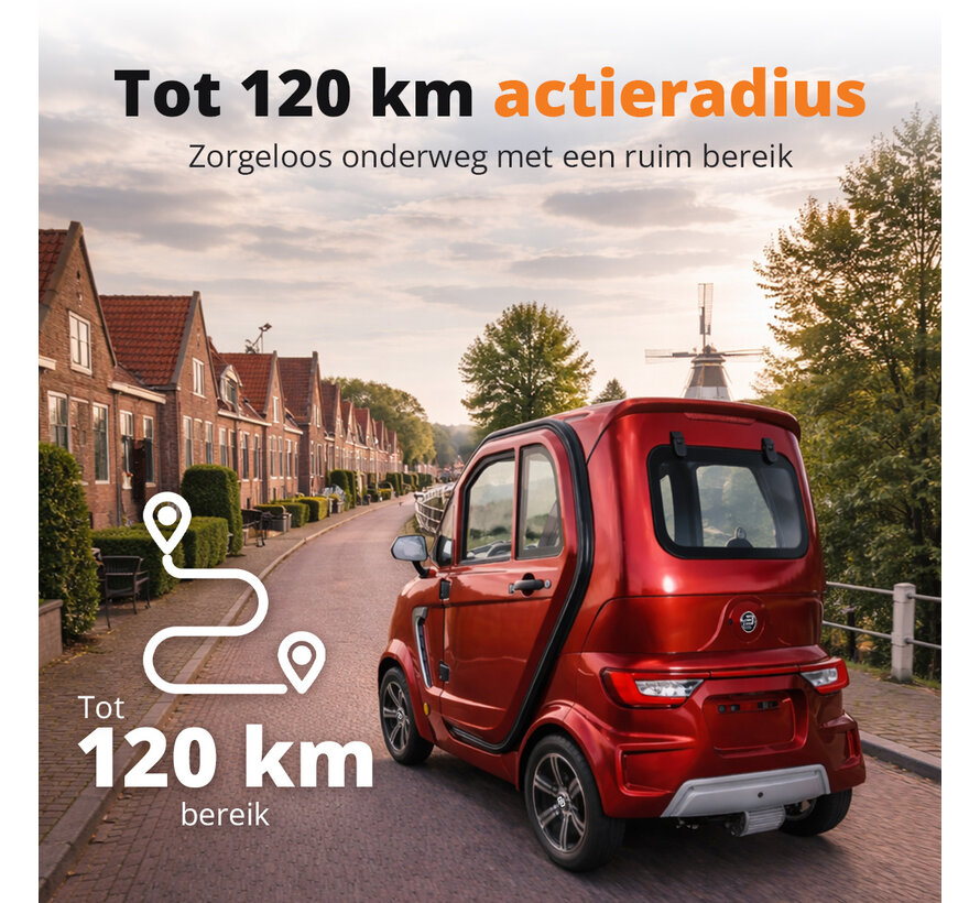 Bold CURA Elektrische MiniAuto | Minicar | Rijbewijsvrij