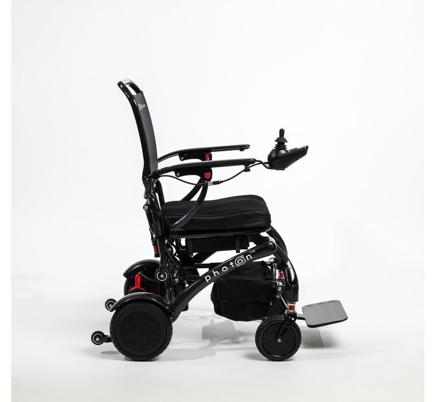 Photon Lite – Ultralichte opvouwbare elektrische rolstoel van carbon (13,9 kg)