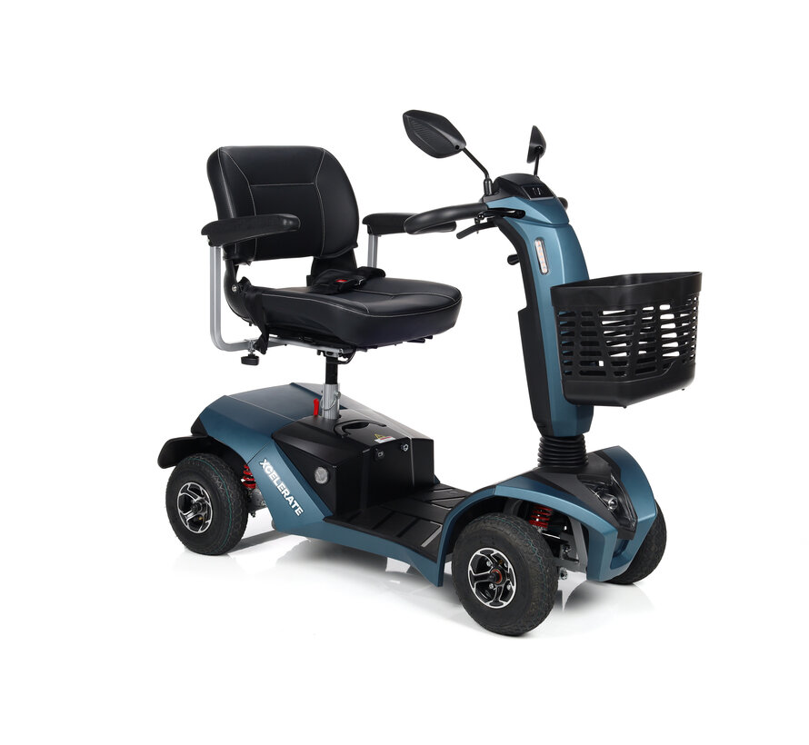 Motion Xcelerate – Demontabele 12 km/u scootmobiel met lithiumaccu