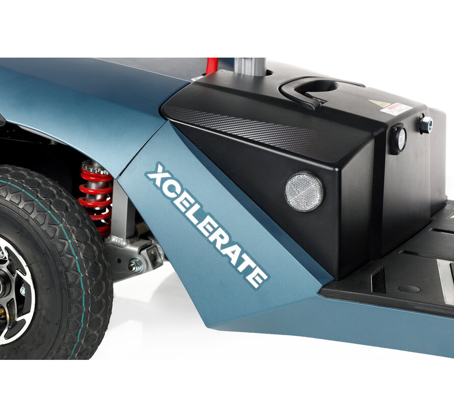 Motion Xcelerate – Demontabele 12 km/u scootmobiel met lithiumaccu