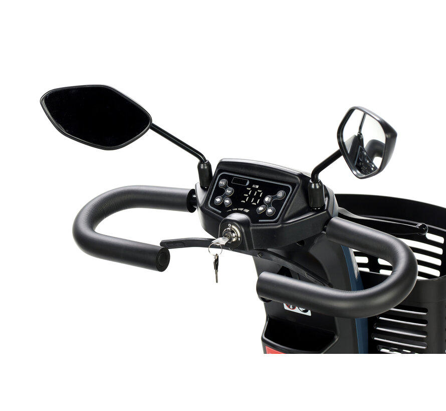 Motion Xcelerate – Demontabele 12 km/u scootmobiel met lithiumaccu