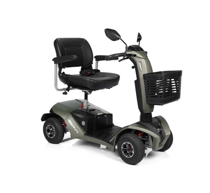 Motion Xcelerate – Demontabele 12 km/u scootmobiel met lithiumaccu