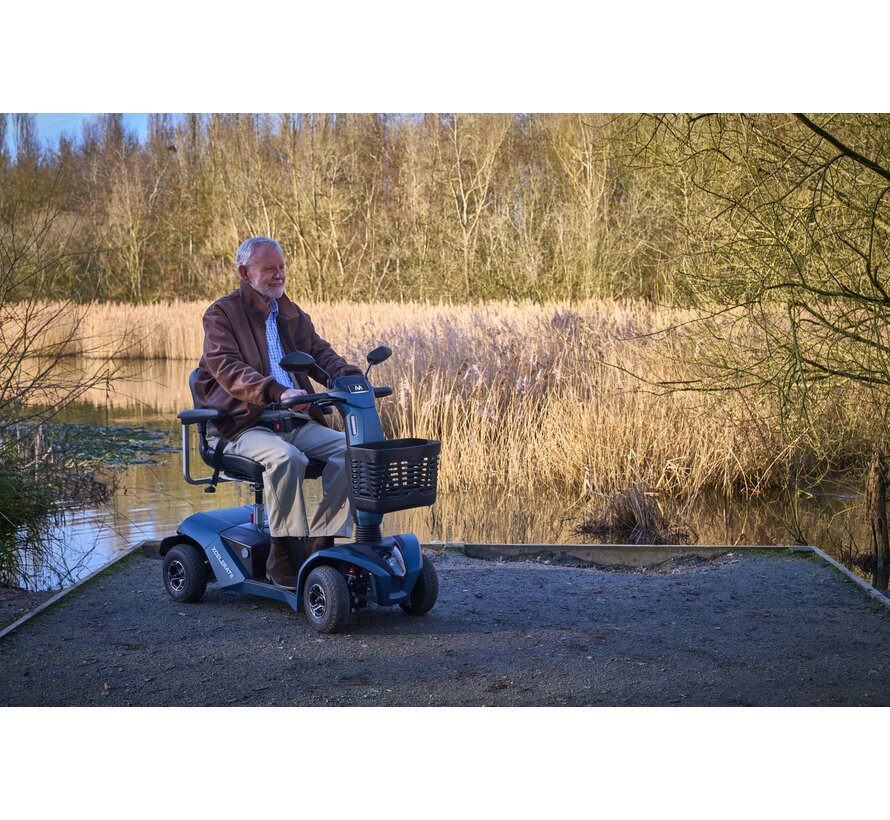 Motion Xcelerate – Demontabele 12 km/u scootmobiel met lithiumaccu