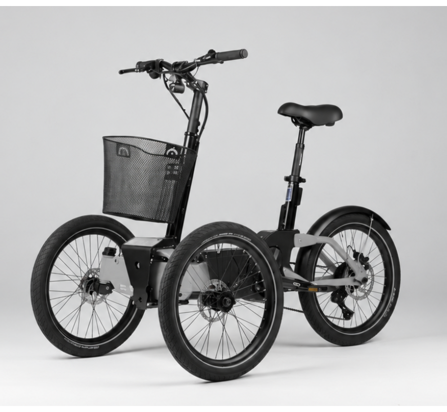 ETNNIC City 3.0 - elektrische driewielfiets – Comfortabel fietsen in de stad – Wendbaar en Compact