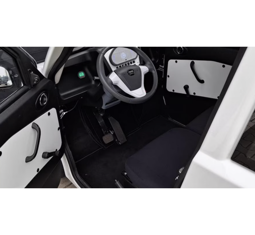 Max Mobiel – Elektrische Overdekte Tweezitter elektrische miniAuto | 45 km/u | Lithium Accu