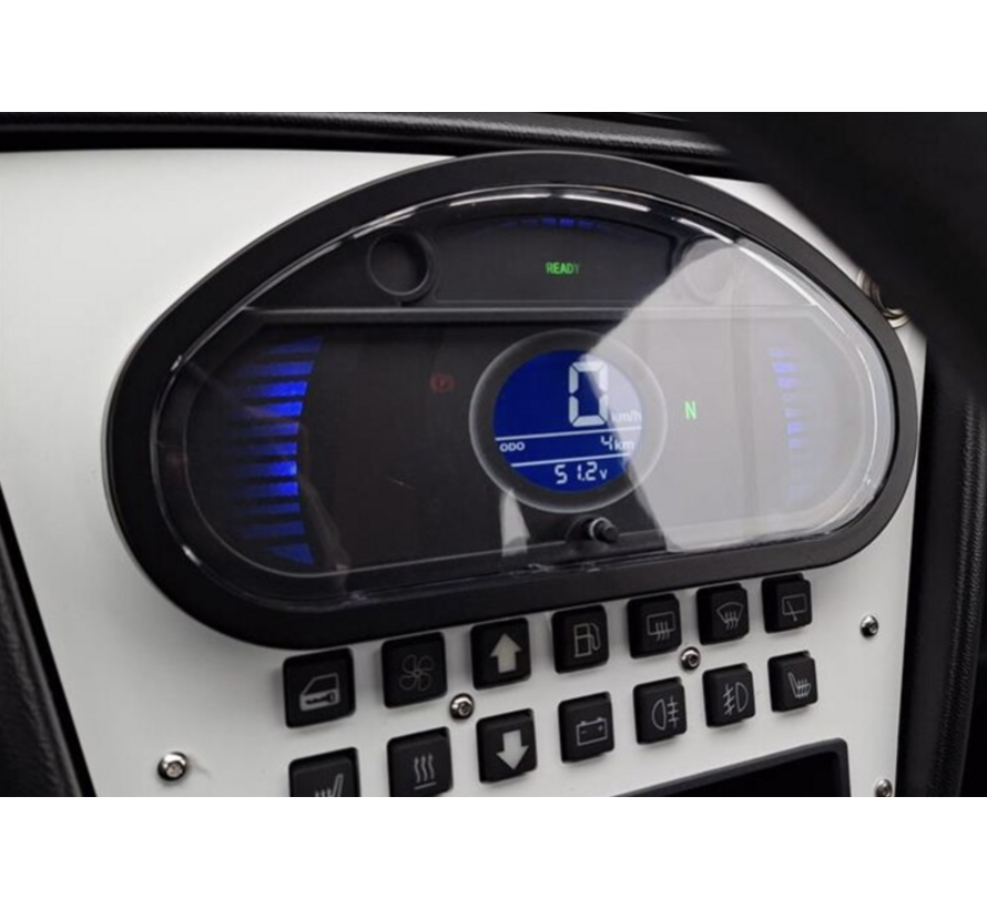 Max Mobiel – Elektrische Overdekte Tweezitter elektrische miniAuto | 45 km/u | Lithium Accu