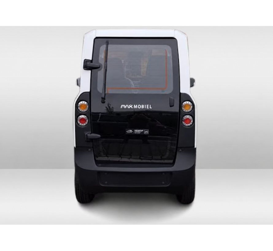 Max Mobiel – Elektrische Overdekte Tweezitter elektrische miniAuto | 45 km/u | Lithium Accu