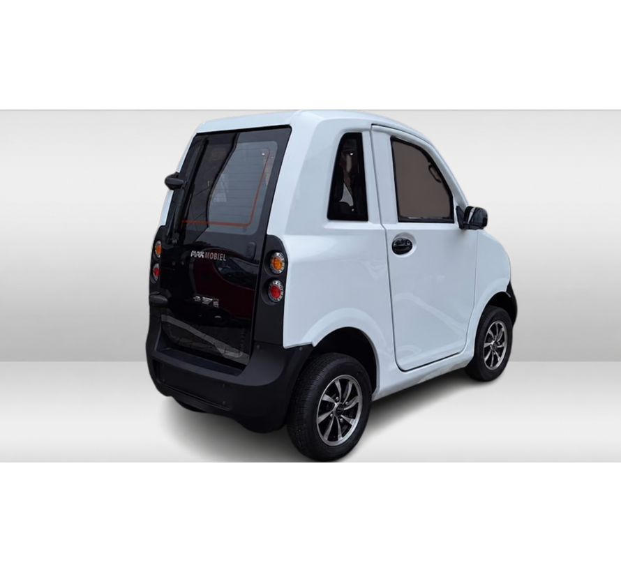 Max Mobiel – Elektrische Overdekte Tweezitter elektrische miniAuto | 45 km/u | Lithium Accu