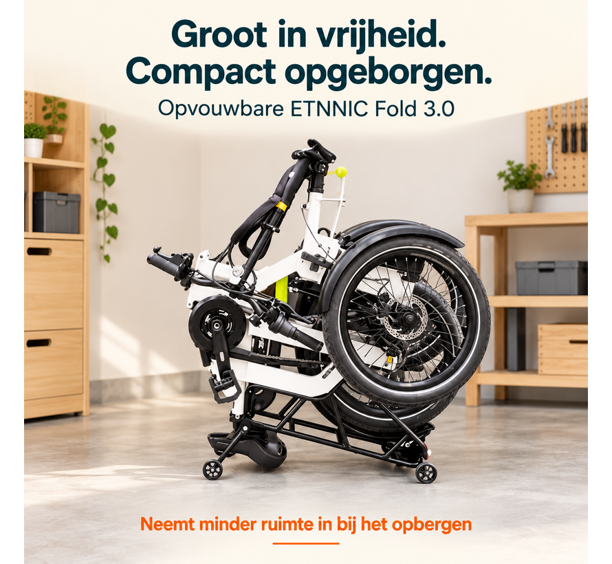 ETNNIC Fold 3.0 - Opvouwbare driewielfiets
