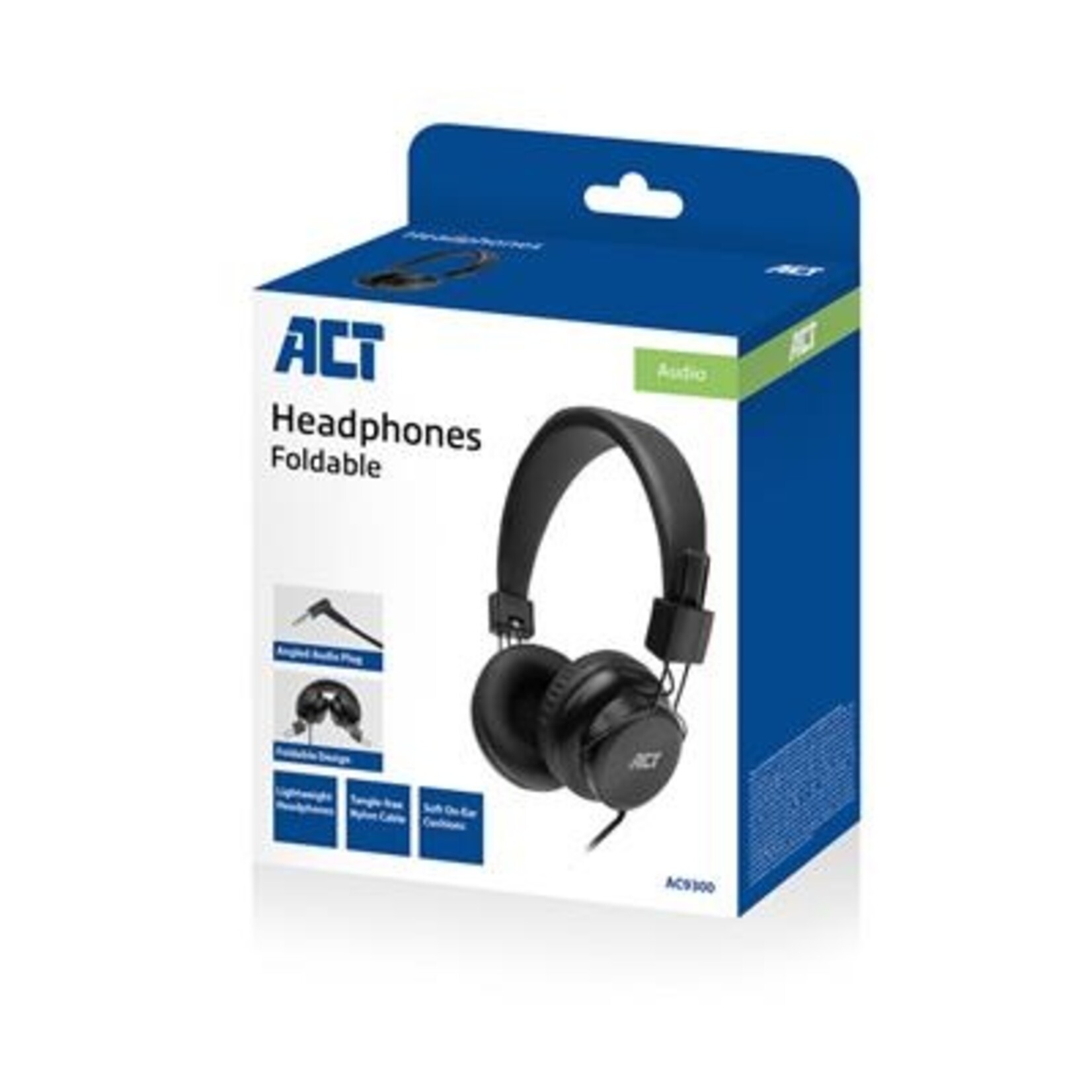 ACT ACT Opvouwbare Stereo hoofdtelefoon met 3,5mm audio-aansluiting