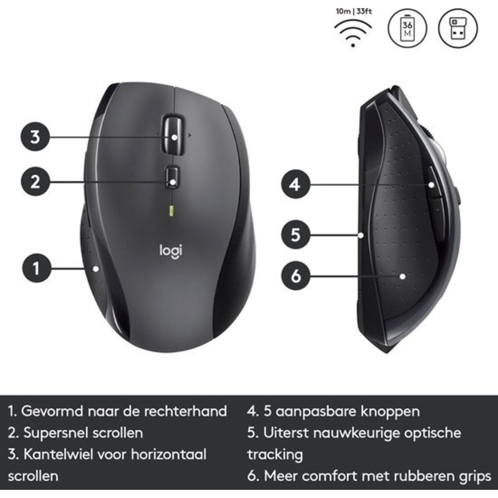 Logitech Logitech Wireless Marathon Mouse M705