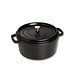 Staub Ronde cocotte zwart - 28cm