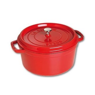 Staub Staub ronde cocotte kers - 28 cm