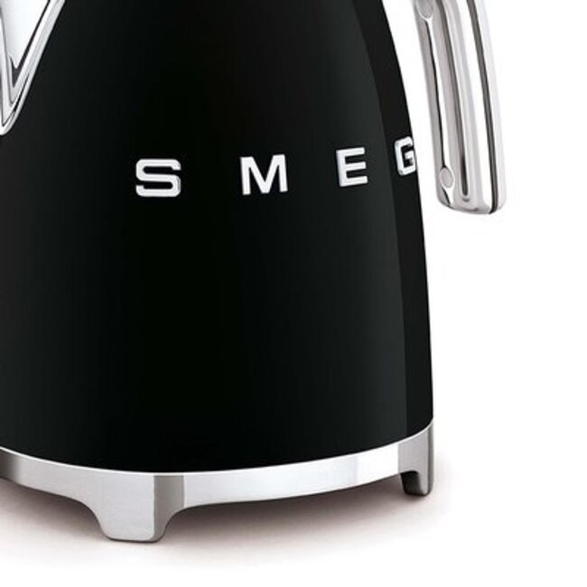 Smeg waterkoker zwart 1,7l - KLF03BLEU