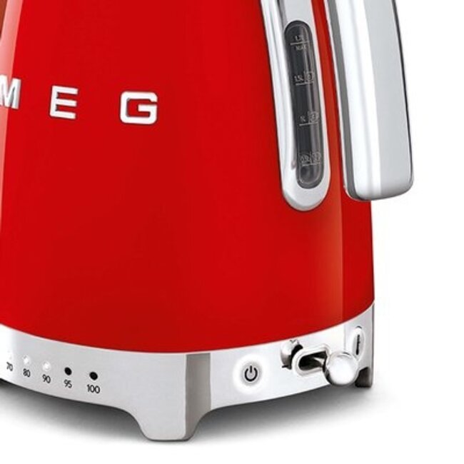 Smeg waterkoker rood 1,7 l - KLF04RDEU
