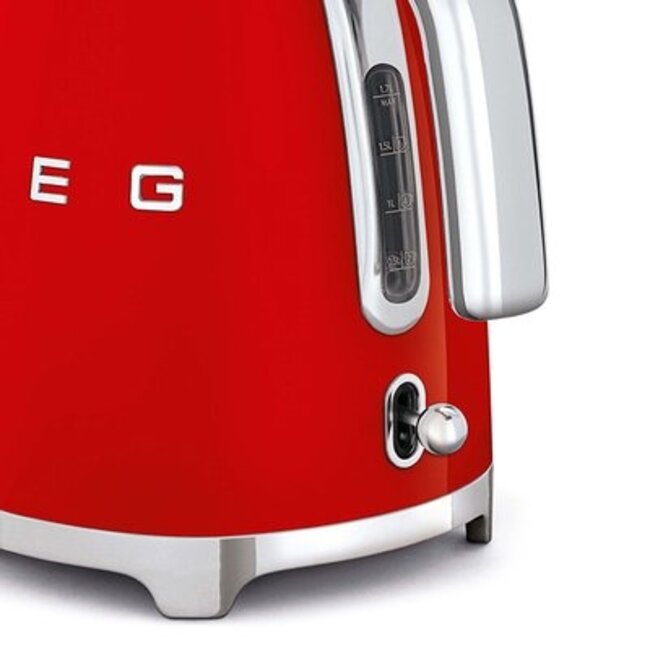 Smeg waterkoker rood  1,7l - KLF03RDEU