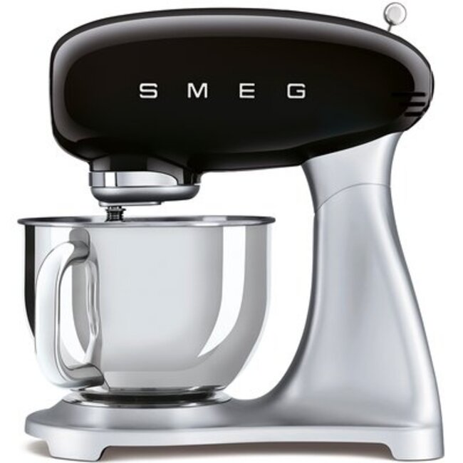 Smeg keukenrobot zwart/zilver SMF02BLEU
