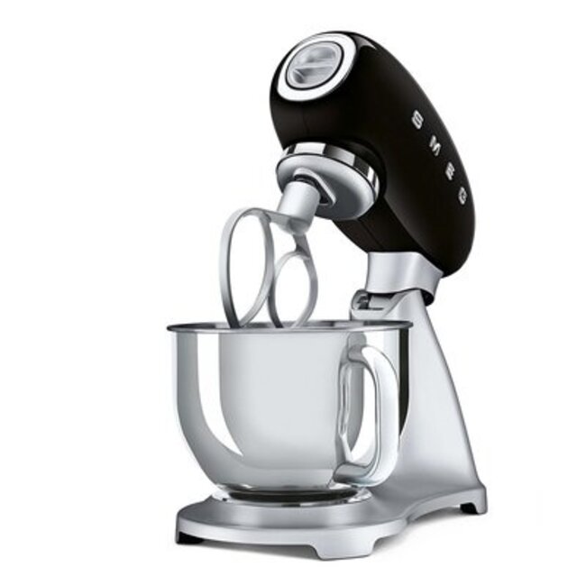 Smeg keukenrobot zwart/zilver 4.8l -  SMF02BLEU