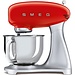 Smeg Keukenrobot rood/zilver 4,8 l - SMF02RDEU