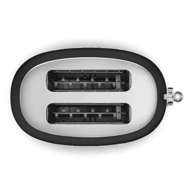 Smeg broodrooster mat zwart - TSF01BLMEU