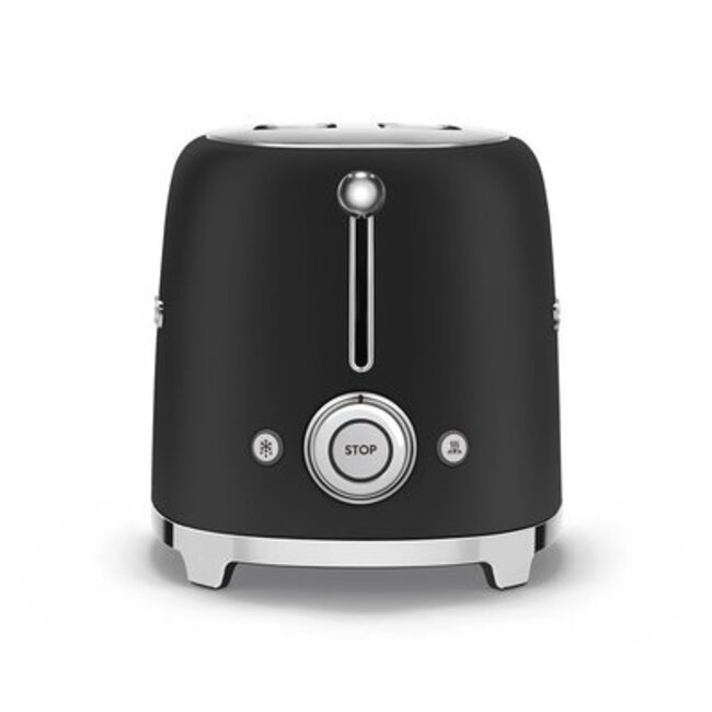 Smeg broodrooster mat zwart - TSF01BLMEU