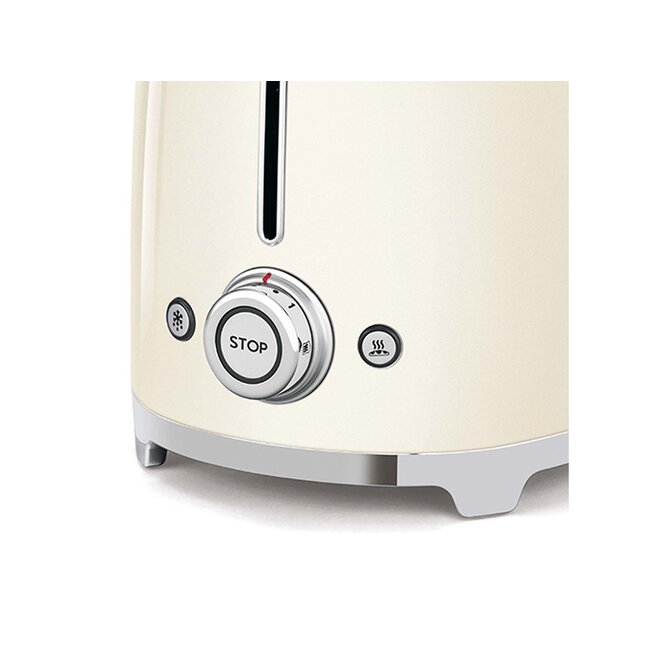 Smeg broodrooster creme - TSF02CREU