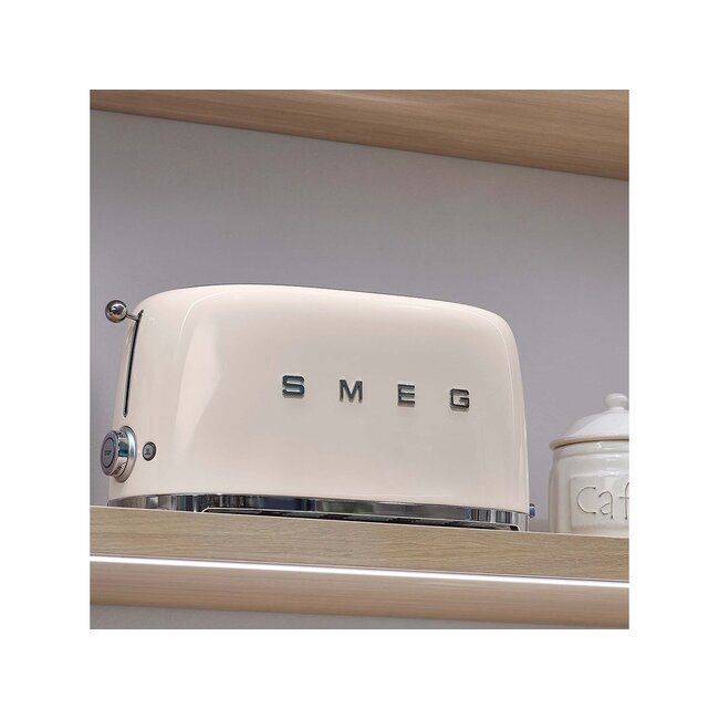 Smeg broodrooster creme - TSF02CREU