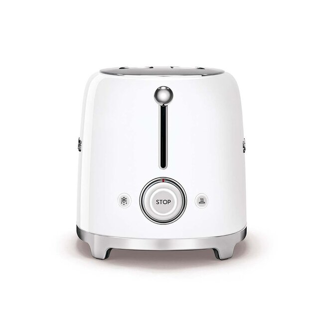 Smeg broodrooster 2 sleuven wit - TSF01WH