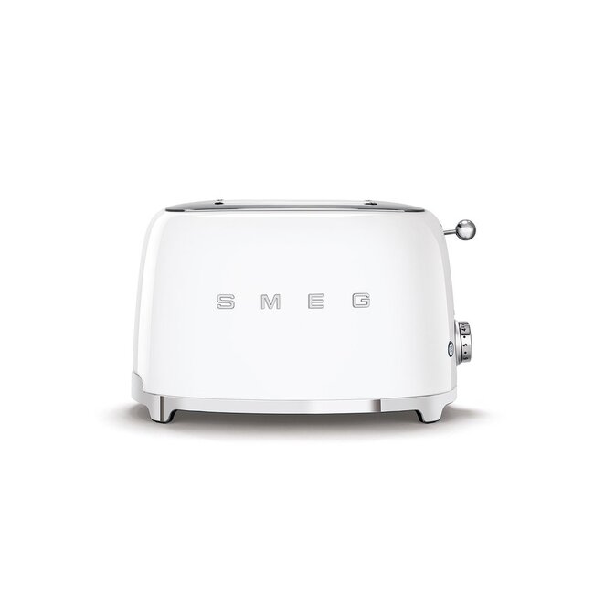 Smeg broodrooster 2 sleuven wit - TSF01WH