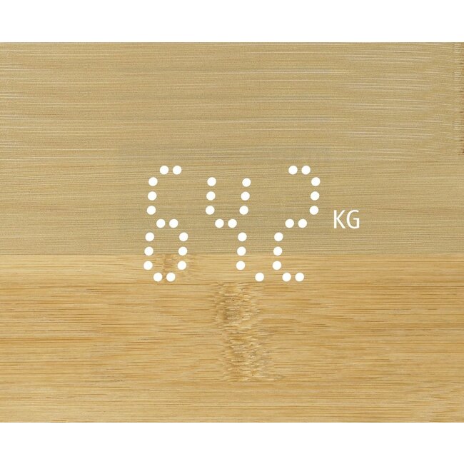 Medisana personenweegschaal bamboe