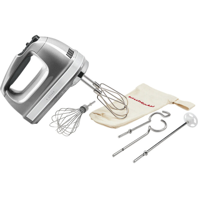 Kitchenaid handmixer contour zilver
