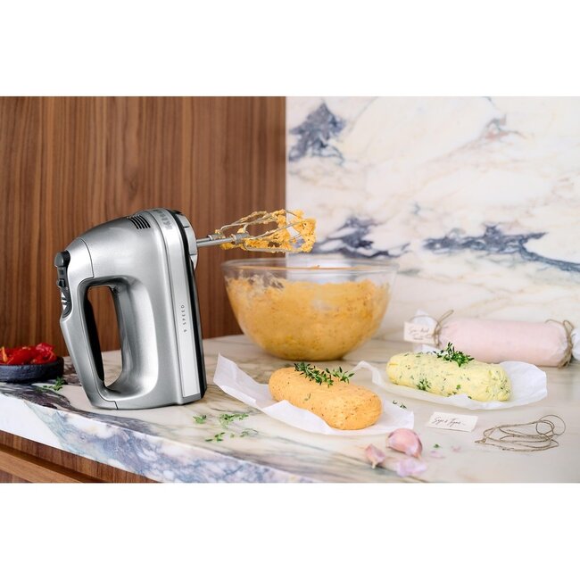 Kitchenaid handmixer contour zilver