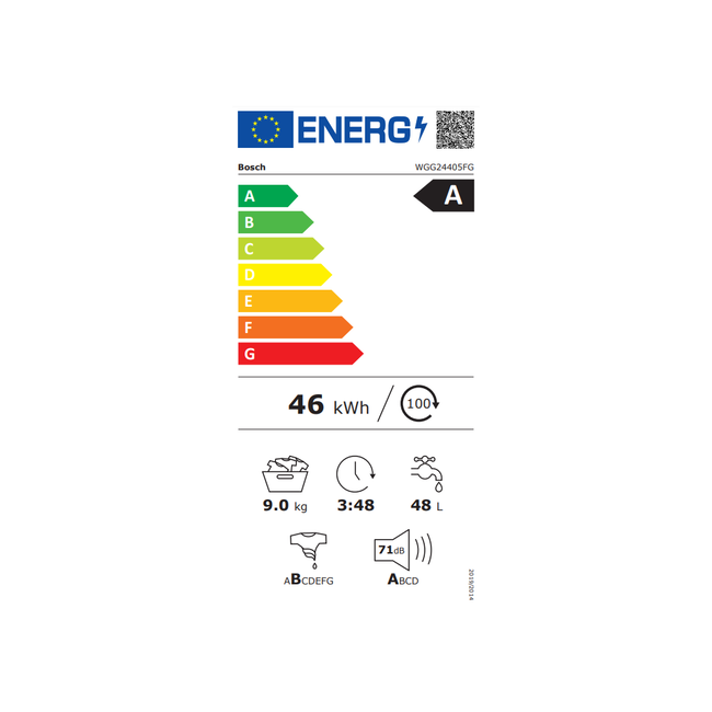 Bosch wasmachine WGG24405FG