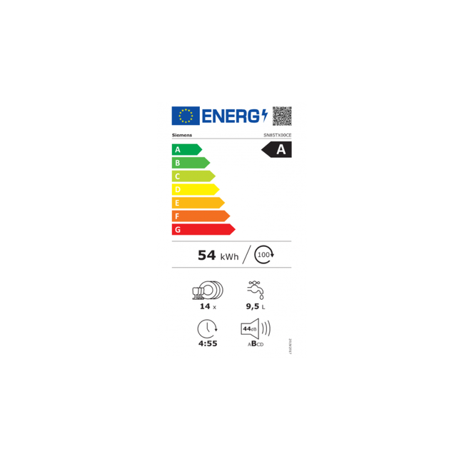 Siemens vaatwasser inbouw - SX85TX00CE