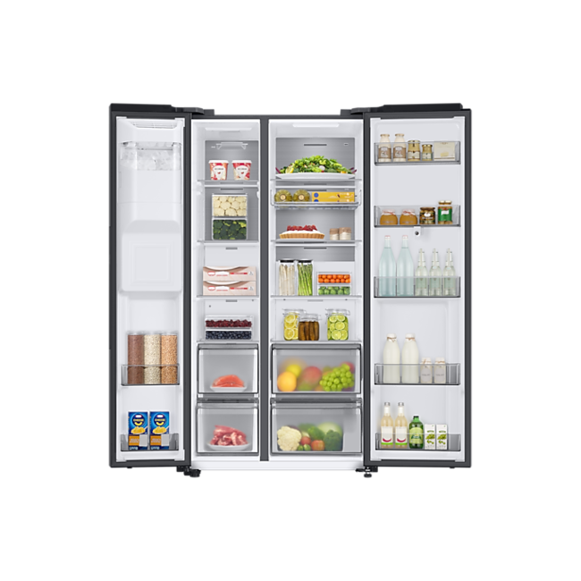 Samsung Family hub amerikaanse koelkast zwart - RS6HA8891B1