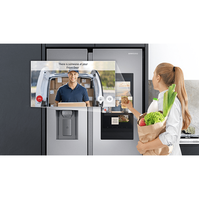 Samsung Family hub amerikaanse koelkast zwart - RS6HA8891B1