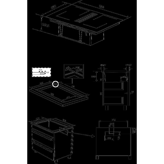 Beko inductie dampkap - HIXI84700UF
